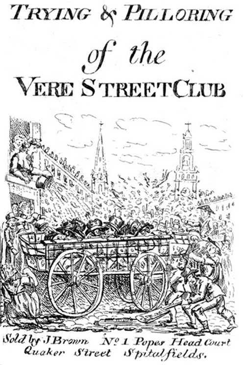 Trying and Pillorying of the Vere Street Club